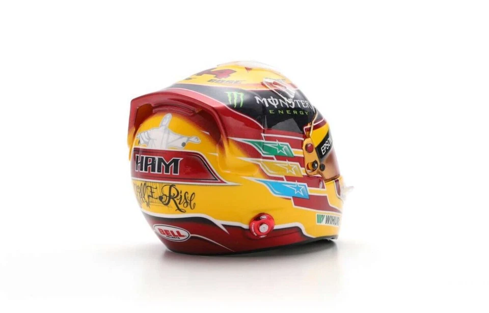 Casque Lewis Hamilton World Championship 2017 Mexican GP 5HF171 helmet Spark 1/5 - Photo 2/3