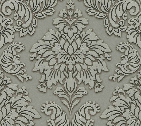 Vliestapete Barock GrüNgrau Glitzer Metropolitan Stories 36898-1 (3,36€/1Qm)-image