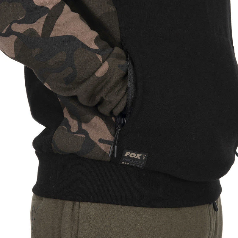 Fox Pullover Premium 310 Hoody Black/Camo S M L XL XXL XXXL Kapuzenpullover DA - Bild 4 von 4