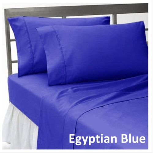 Juego de cama Royal 7 piezas 1000 TC algodón egipcio todo tamaño AU colores lisos - Imagen 19 de 20