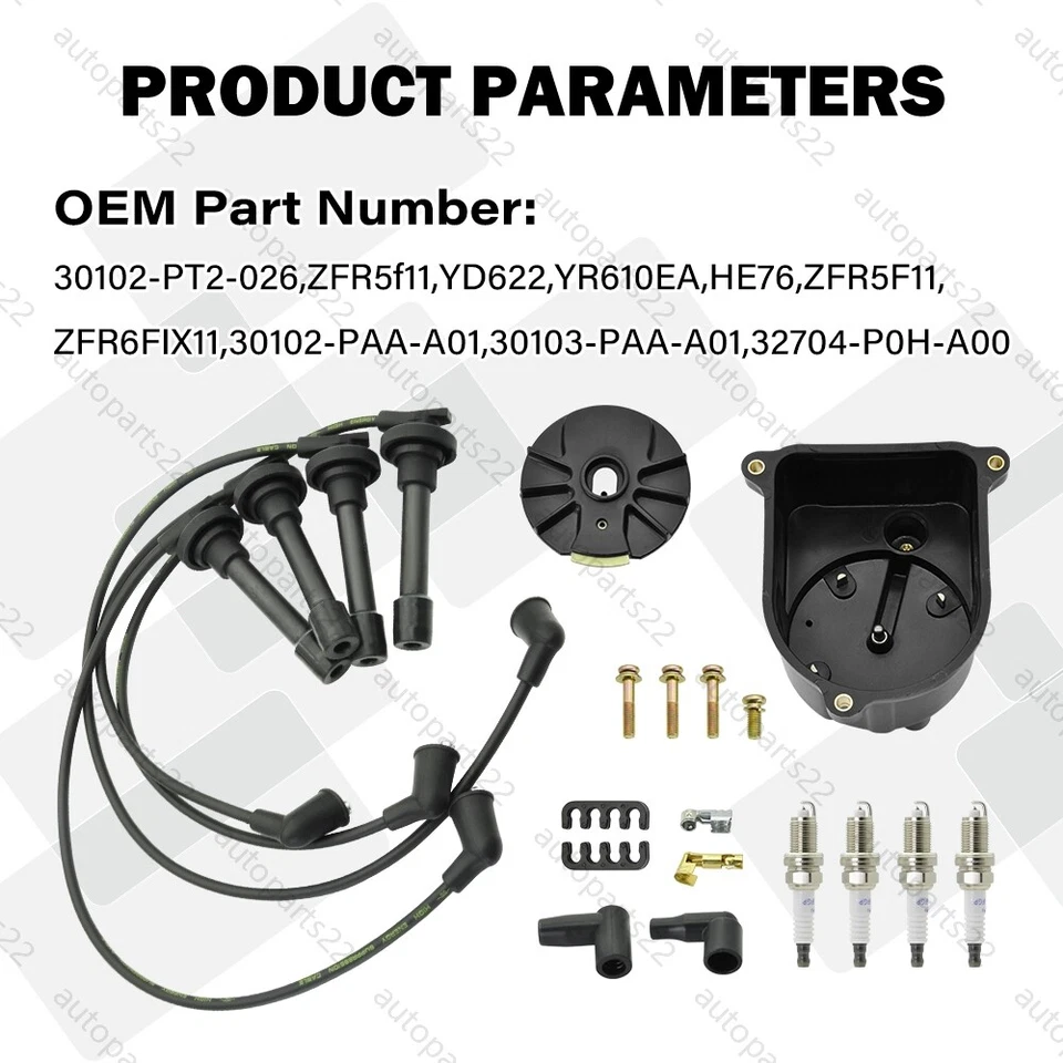 1996 1997 1998 1999 2000 kit de puesta a punto para Honda Civic CX DX LX EX 1,6 L 96-00 Foto 3 de 4