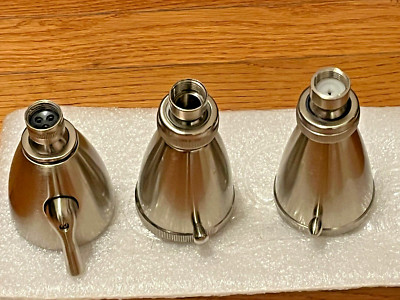 Three (3) Andre' Collection Shower Heads 2.5 GPM - Satin Nickel Open ...