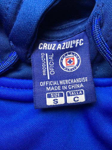 Cruz Azul Men's Blue Side Step Pullover Hoodie Sweatshirt - Picture 4 of 5
