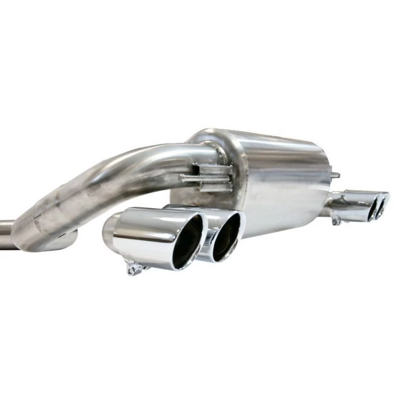 BMW 1 Series E82 1M ajuste direto desempenho Catback escape esportivo com pontas duplas - Imagem 3 de 4