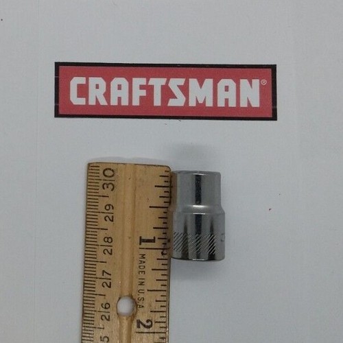 Craftsman 3/8" Drive Metric 6 Point Shallow Sockets Series CMMT You Choose Size - Picture 24 of 71