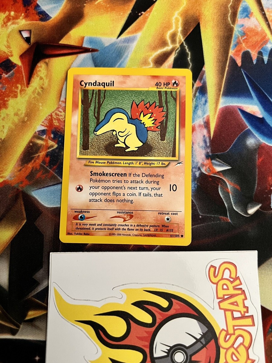 Pokémon Cyndaquil Neo Destiny Card Common 1995 | eBay