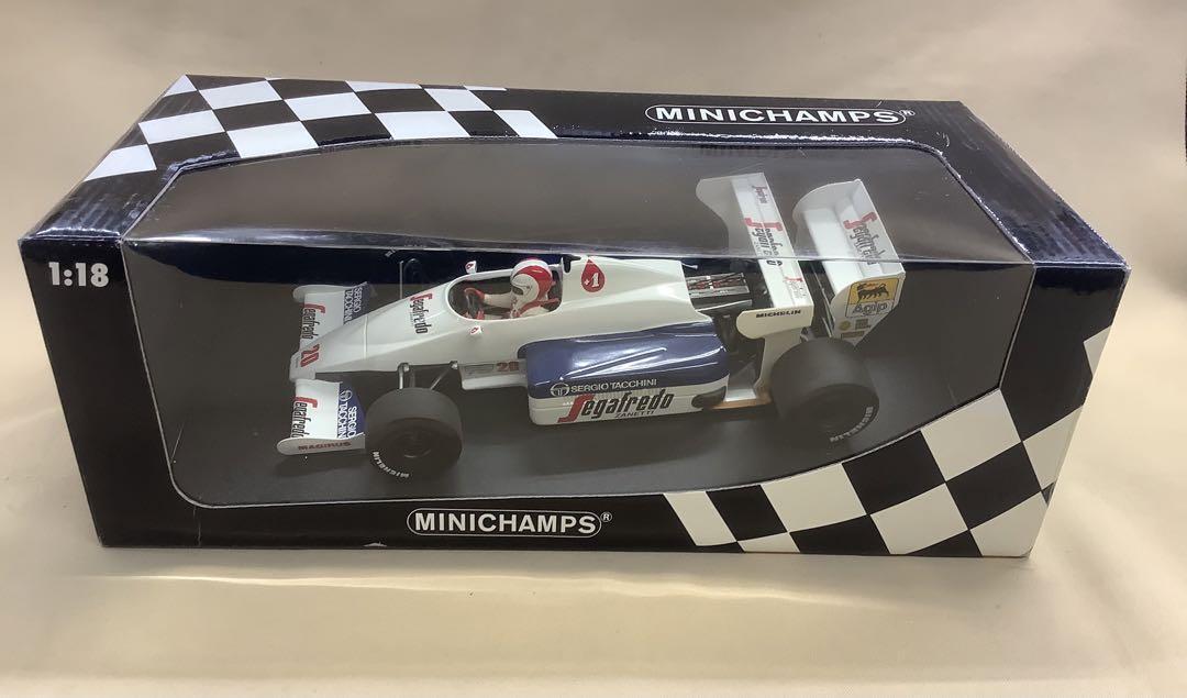 ミニチャンプス 1/18 トールマンハート TG184 フランスGP チェコット Minichamps 1/18 Toleman Hart TG184 French GP 1984 J. Cecotto