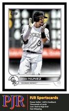 2022 Topps #193 Dom Nunez Colorado Rockies 35% Off 4+
