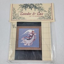 Lavender  Lace L L ANGEL OF SPRING Victorian Cross Stitch Pattern Chart Designs