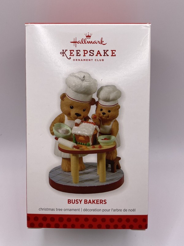 Hallmark Keepsake Busy Bakers 2013 Baker Bears- NEW- READ