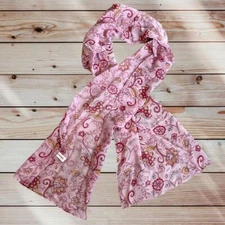 Banjara Pink Flower Print Scarf