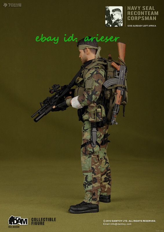 Damtoys 93008 Navy Seal Reconteam Corpsman God Already Left Africa