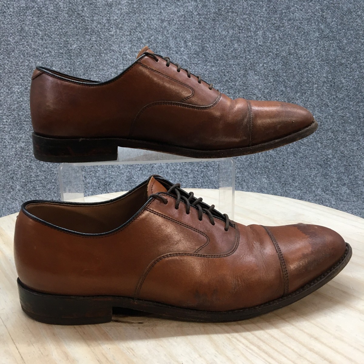 Johnston Murphy Shoes Mens 10 D Casual Lace Up Oxford Brown  display picture 2