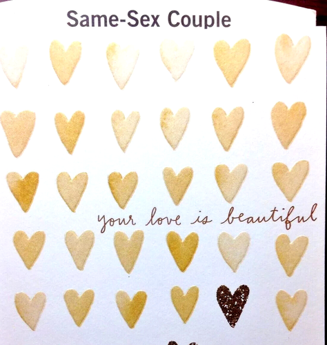  Tarjeta de felicitación de boda Hallmark para parejas del mismo sexo - pareja LGBT 46 - Imagen 1 de 11