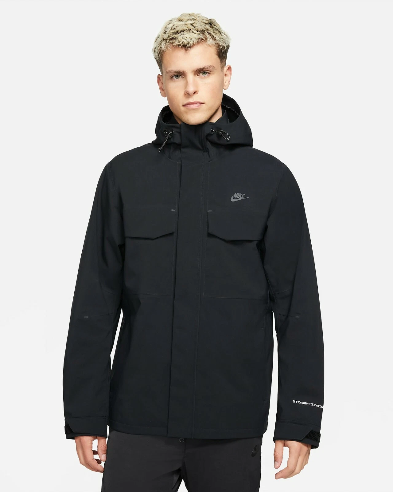 Nike Sportswear Storm-Fit ADV M65 Jacket Parka Black DD6872-010 Mens Size Small