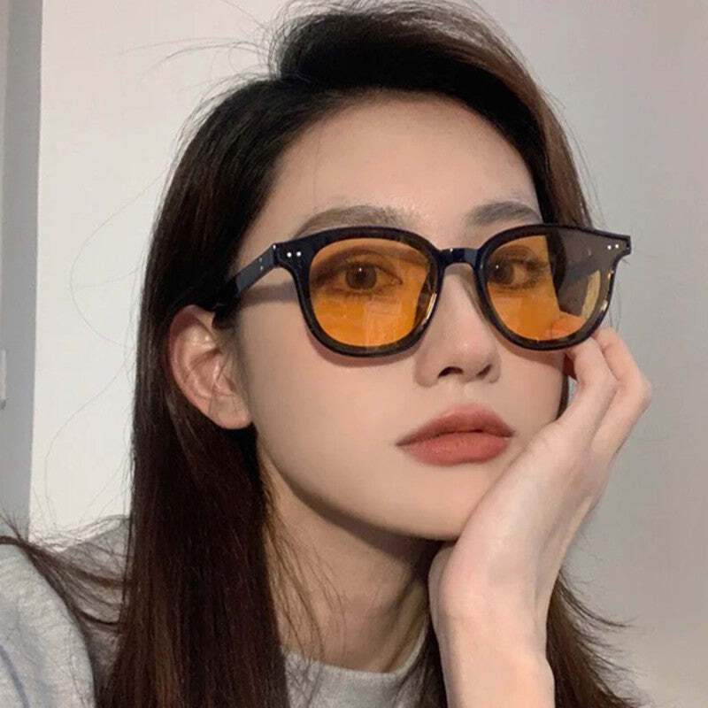 Personalized Vintage Round Frame Sunglasses Fashion