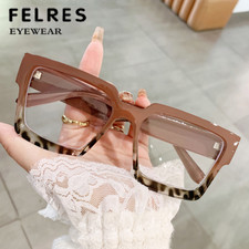 149 mm Large Frame Oval Reading Glasses Women Anti Blue Light Presbyopic Readers
