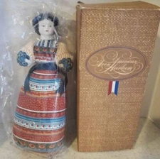 Vintage Avon American Heirloom Collection Doll Porcelain Head Stuffed Cloth Body