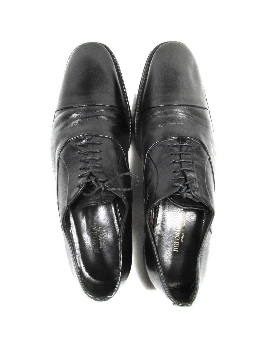 Bruno Magli, MAIOCO LEATHER OXFORD - BLACK, size11.5, made in Italy Bruno Magli Maioco Leather Oxfords Black | MensDesignerShoe.com main image 4