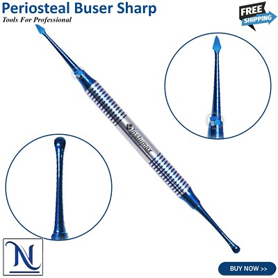 Dental Buser Periosteal Elevator Sharp Retracting Mucoperiosteum Tissue Implant