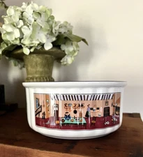 VILLEROY & BOCH Porcelain Luxembourg DESIGN NAIF SOUFFLE DISH 7 3/4" Laplau