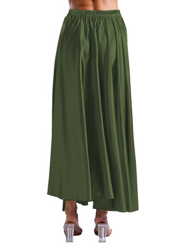 Women Maxi Elegant Dancewear Swing Skirt Elastic Waist Stage Contemporary Latin - Bild 157 von 189