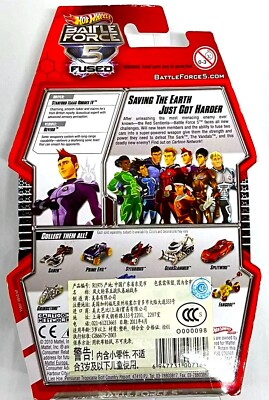 HOT WHEELS car BATTLE FORCE 5 five REVERB vehicle Racer FUSED