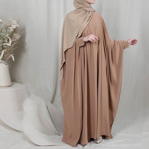 Burqa Overhead Khimar Caftan Abaya Muslim Women Prayer Dress Islamic Kaftan Robe - Picture 159 of 284