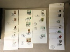 Briefe Poststempel 1977 Postkarten Briefumschl&auml;ge Sammler