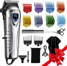 Hair Clippers Professional Cordless for Men Barber Clippers for Hair Cutting Kit
