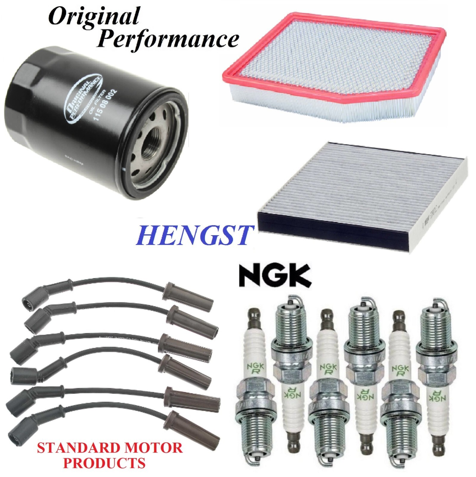 Tune Up Kit Filters Spark Plugs Wire Fit CHEVY SILVERADO 1500 CLASSIC