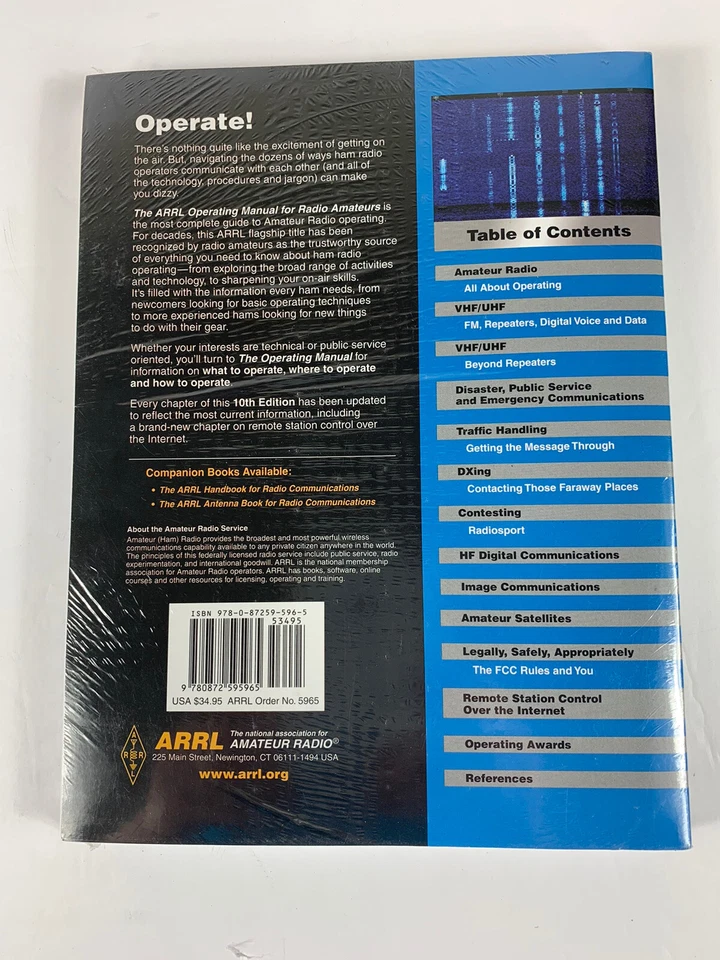 The ARRL Operating Manual For Radio Amateurs 10 Additon - Image 2 of 2