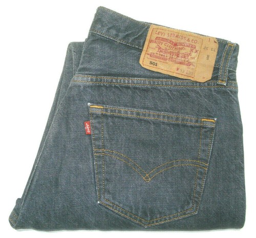 LEVI'S 501 MENS SIZE W32 X L32 STRAIGHT 