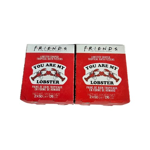 2 Amici Sei la Mia Aragosta A Forma di Aragosta Bagno Tropicale Fizzers Bombe 2 Ct - Foto 5 di 6