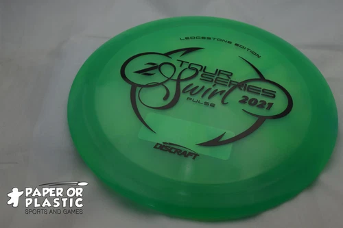 Discraft Ledgestone 2021 Z SWIRL PULSE Disc Golf 170 G Driver Green NEW Black