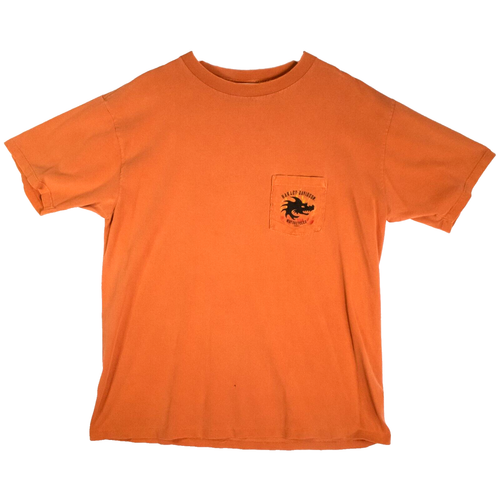 Vintage 2005 Harley Davidson Greenville Maui Hawaii Größe XL Orange Made In USA - Bild 5 von 16
