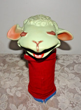 1960's LAMB CHOP Shari Lewis Vinyl Rubber Hand Puppet - Tarcher Prod., Inc 7026