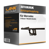 für Mercedes C-Klasse T-Modell (Kombi) 18-21 Auto HAK AnhäNgekupplung Abnehmbar