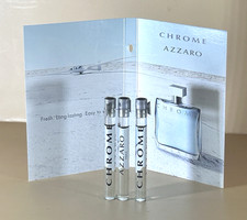 Azzaro  Azzaro Chrome original Eau de Toilette For Man 0.05 oz Splash X 03 PC