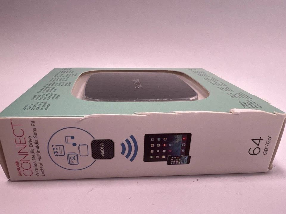 SanDisk SDWS1-064GB-GA46 Connect™ Wireless Media Drive 64GB - Image 3 of 4