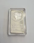 1  Troy Oz Silver .999 Pure Silver Bar. World Treasures Mint. 1st strike, #ed