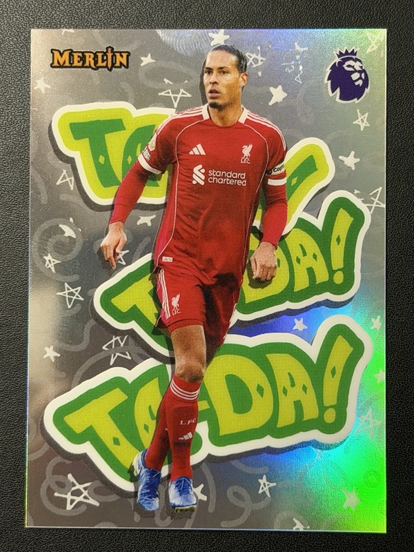 2026 Topps Merlin Premier League Virgil van Dijk Ta-Da #TD-29 Liverpool