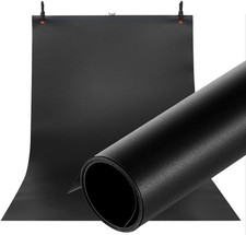 Selens 100X200CM 40X80INCH Photography Backdrop Matte PVC Background Black