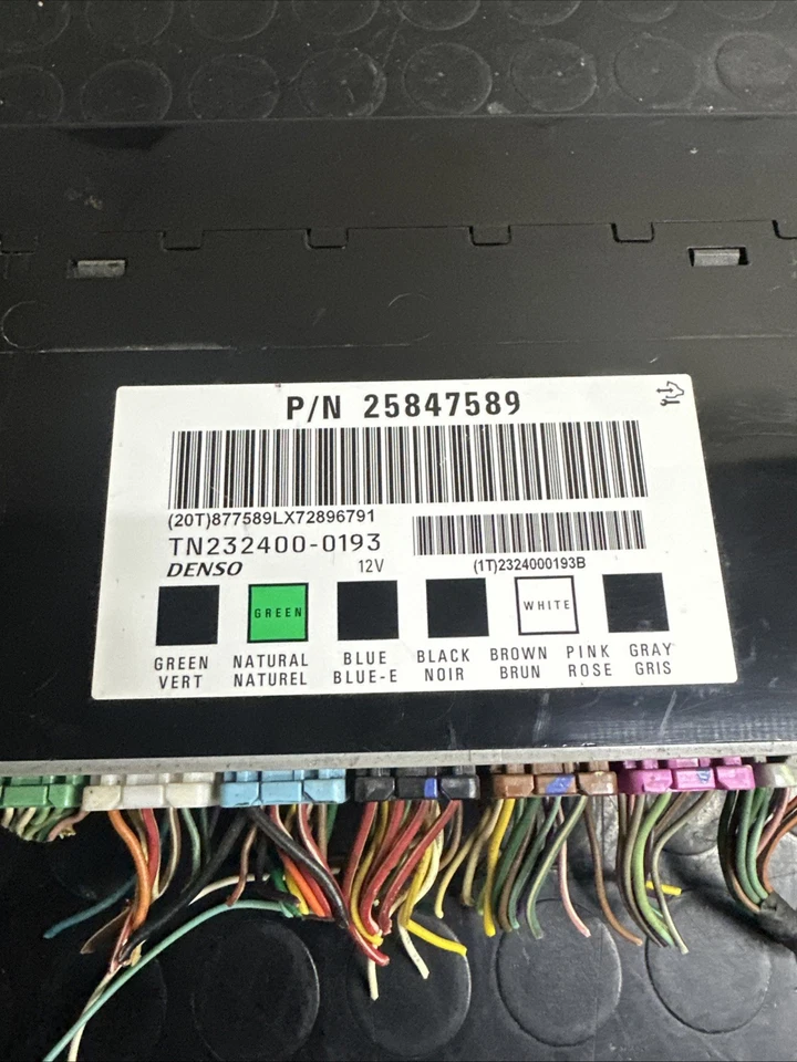 CENTRALINA BCM MODULO OPEL ANTARA 2006-2015 25847589 - Immagine 3 di 4