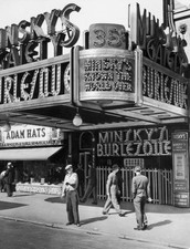 MINSKY'S BURLESQUE Theater Times Square NYC 1930s - 5 x 7 in Print