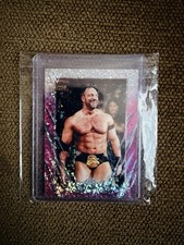 2026 Topps Chrome WWE LA Knight 161/250 Pink Mini Diamond Refractor Exclusive