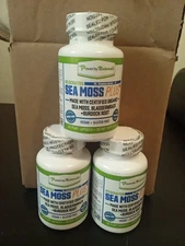 3 Pack Of Powered By Naturals CMOS Plus 60 Plant Capsules
