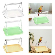 Tabletop Bird Perch Stable Parrot Play Stand for Cockatiel Cockatoo Parakeet
