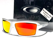 Oakley CABLES X-Silver with POLARIZED Galaxy Ruby Mirror Lens Sunglass 9129