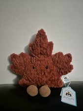 *JELLYCAT X CANADA INDIGO* - Amuseables Maple Leaf Exclusive Brand New W/Tags